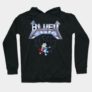 bluey metal Hoodie